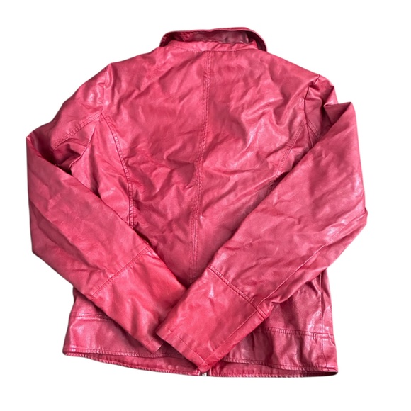 Vintage Red Leather Jacket - Picture 4 of 4